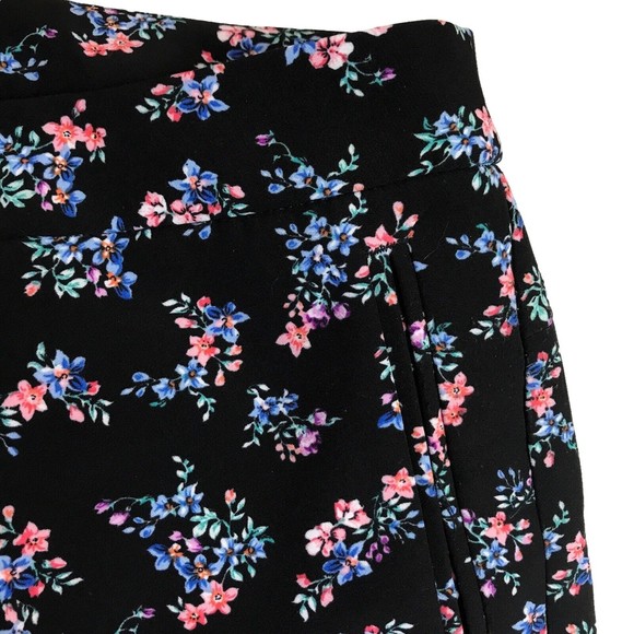 Adrianna Papell Women Printed Kate Fit Pants Floral Print Sz 14 Capri Short NWOT - Picture 6 of 11